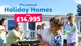 Pre-loved holiday homes from £14,995. Terms apply.