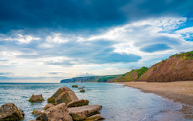 Filey Beach, Filey, Yorkshire