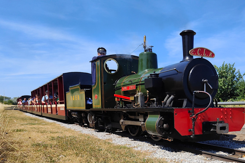 5. Take the tiny train