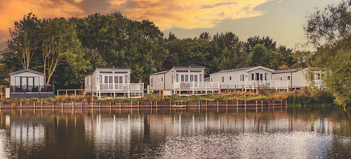 Lakeside caravans at Far Grange