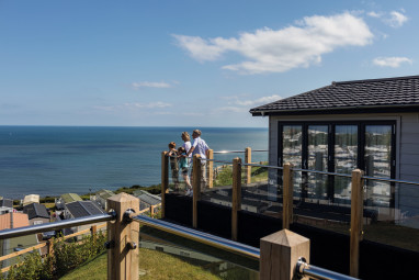 Accommodation with decking at Burnham-on-Sea