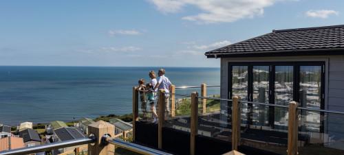 Accommodation with decking at Burnham-on-Sea