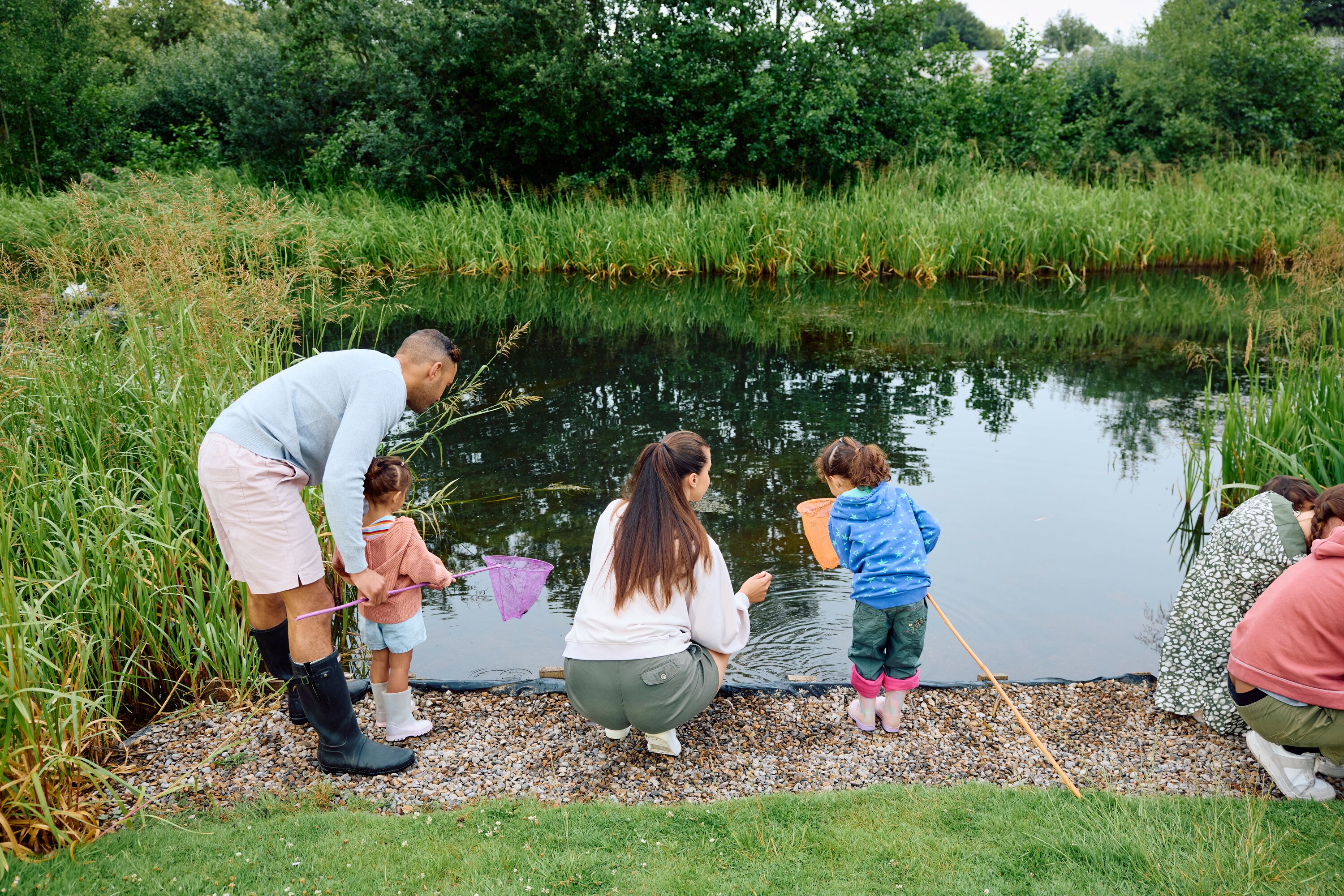 Pond dipping at Primrose Valley