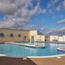 Outdoor pool at Blue Dolphin