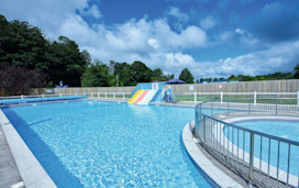 The outdoor pool at Kiln Park.