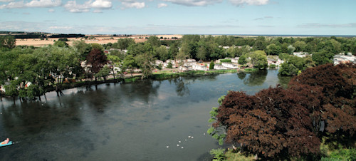 Haggerston Castle Holiday Park surrounds multiple lakes