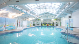 Indoor pool at Weymouth Bay