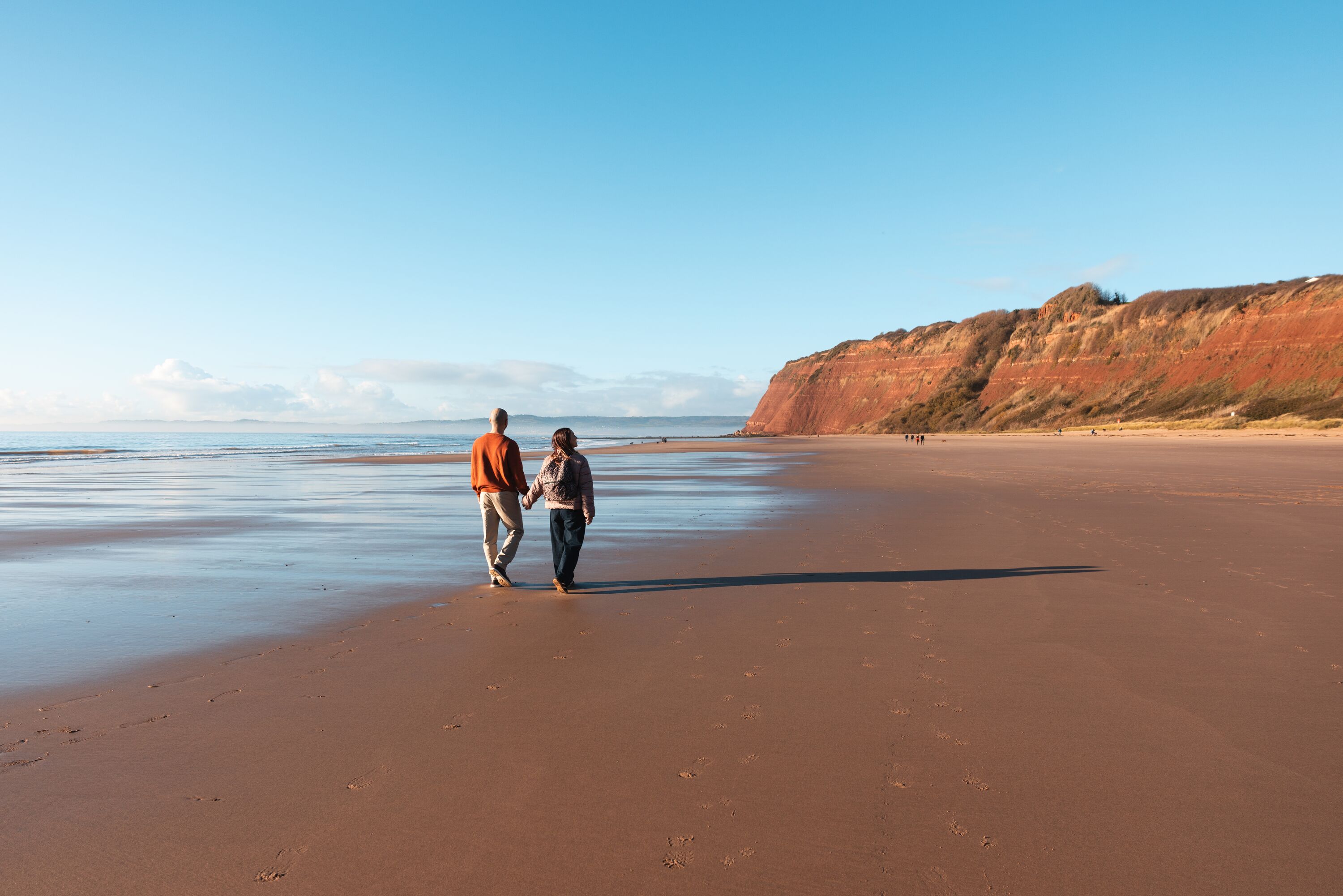 A sandy beach, right on your doorstep