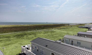 Representation of the view in a Signature Gold caravan at Cleethorpes Beach