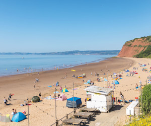 Direct beach access to Devon Cliffs