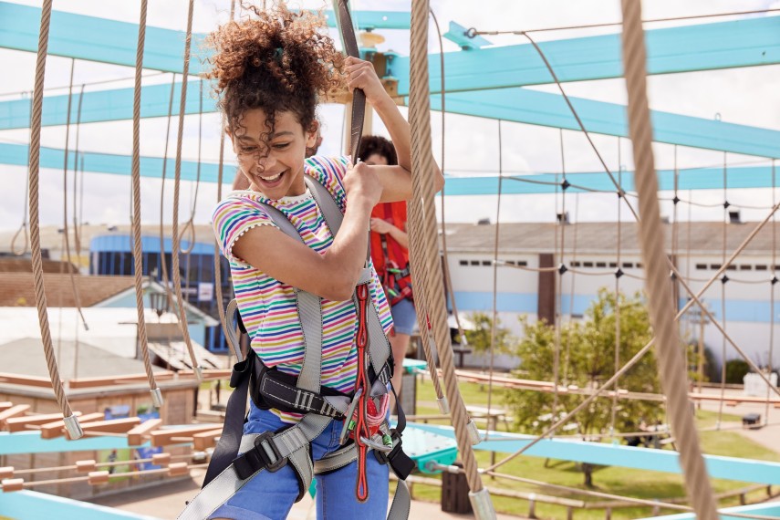 1. Get stuck in at the Adventure Village