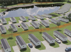 A glimpse of what our new caravan pitch developments could look like at Thornwick Bay