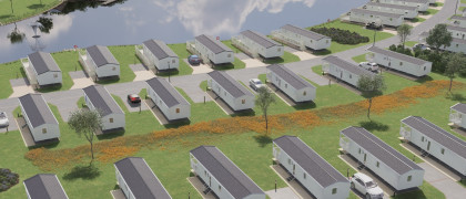 A glimpse of what our new caravan pitch developments could look like at Thornwick Bay
