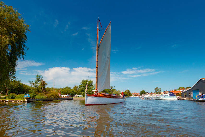 4. Explore the Broads by boat 