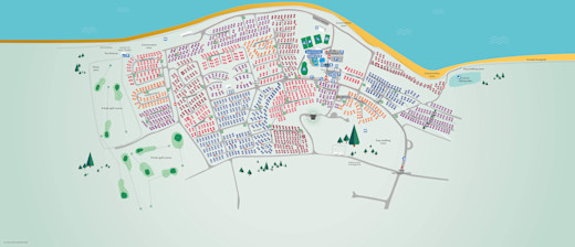 Map of Allhallows Holiday Park
