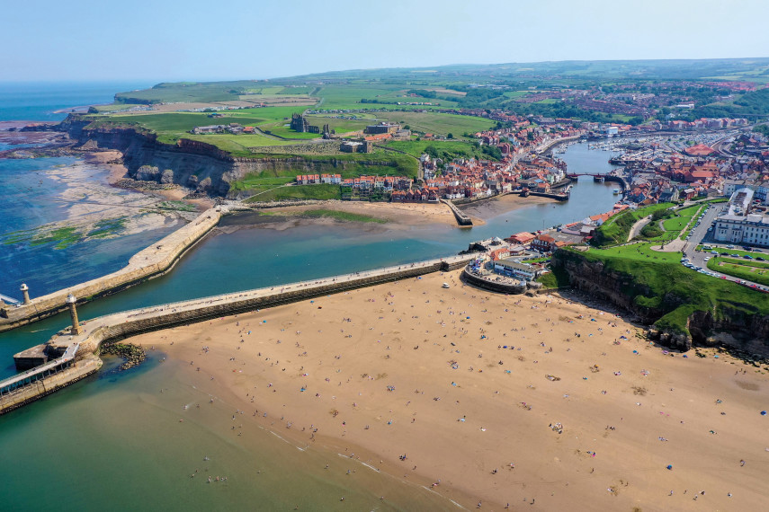 8. Whitby Beach (West Cliff), Whitby