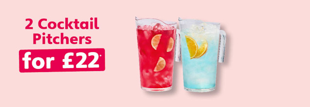 2 cocktail pitchers for £22
