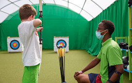 Archery range at Kent Coast