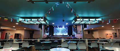 Find a table, grab a drink and watch the show unfold before you. You will need your Play Passes to access the venue.