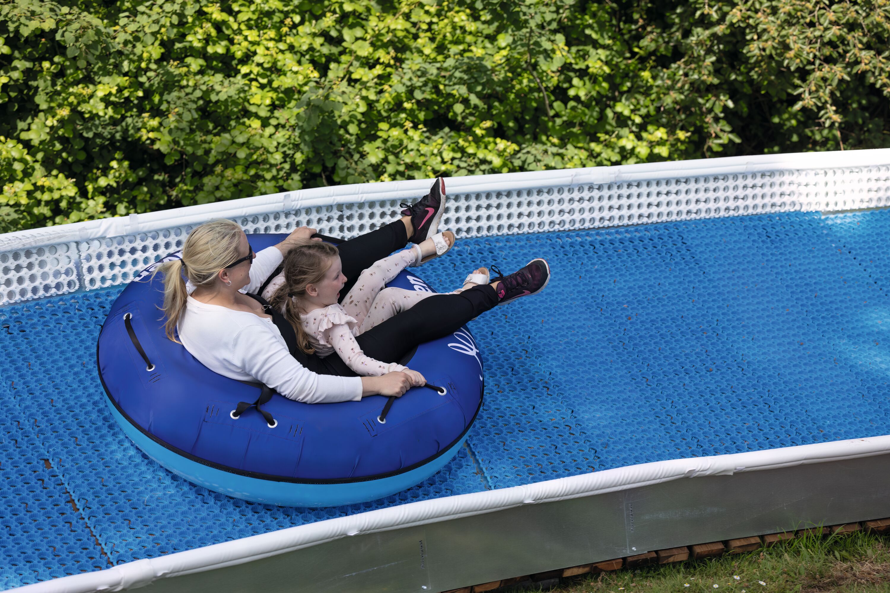 Tube slides at Devon Cliffs
