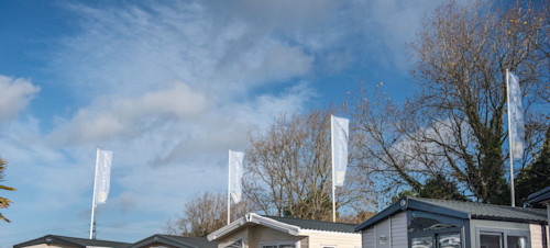 How do I see the sizes of the caravans for sale at Haven?