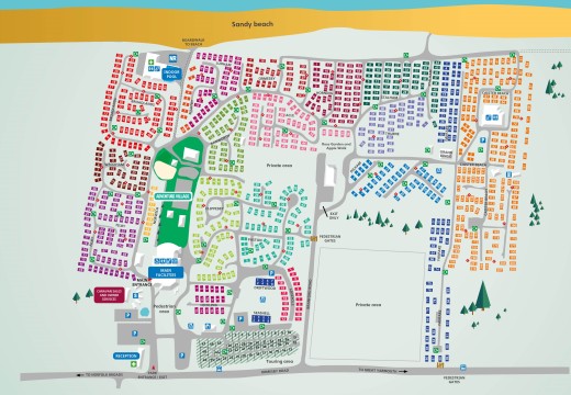 Map of Caister-on-Sea Holiday Park