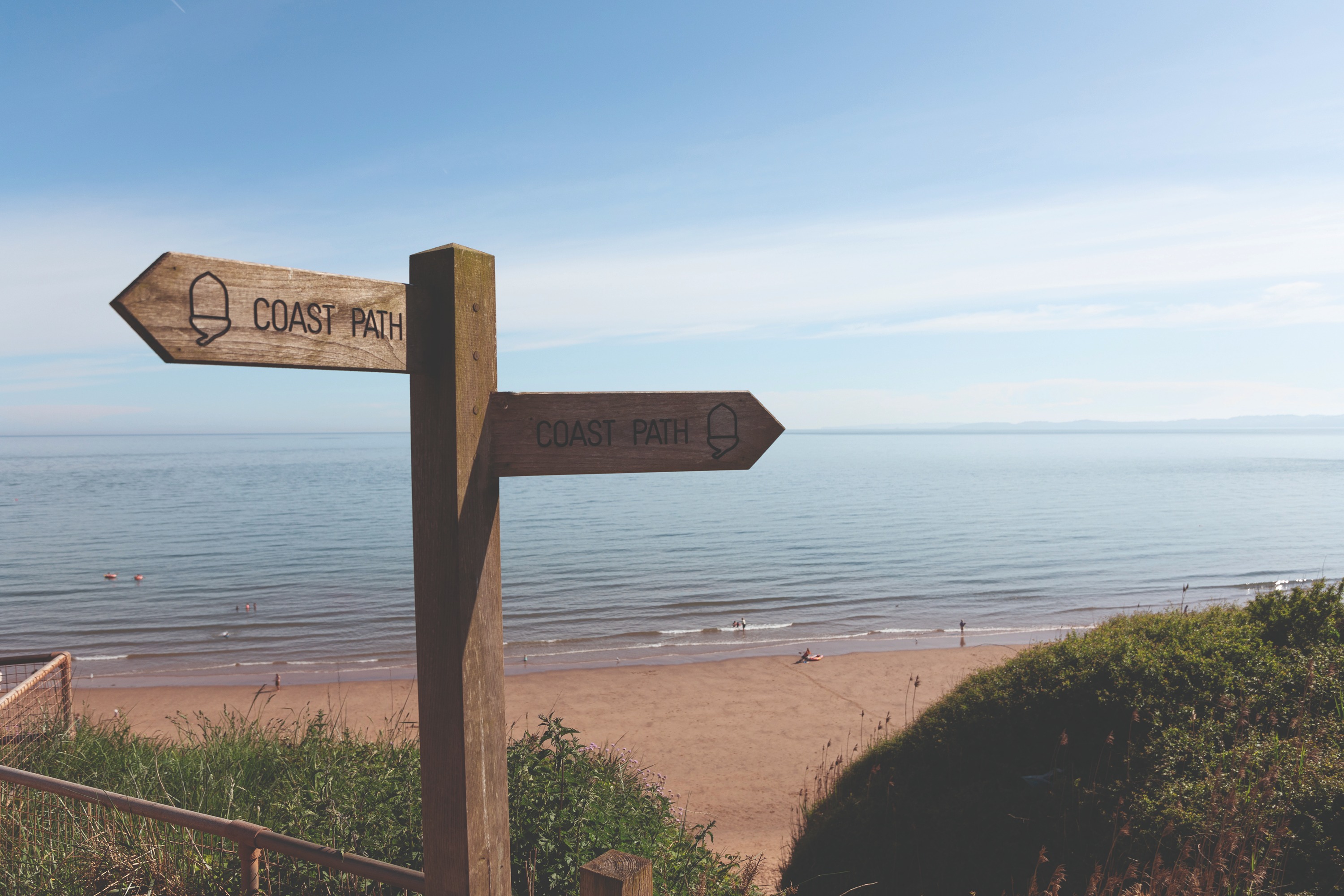 Direct beach access to Devon Cliffs