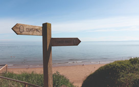 Direct beach access to Devon Cliffs