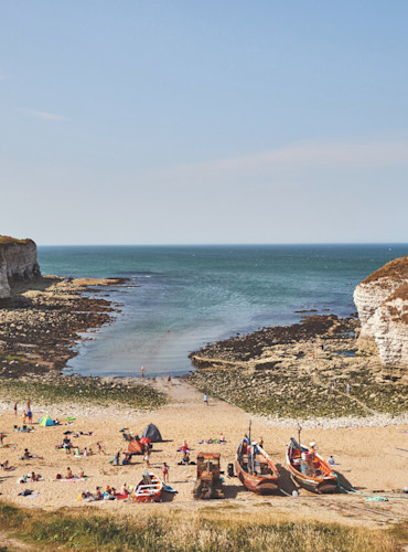 North Landing beach from above