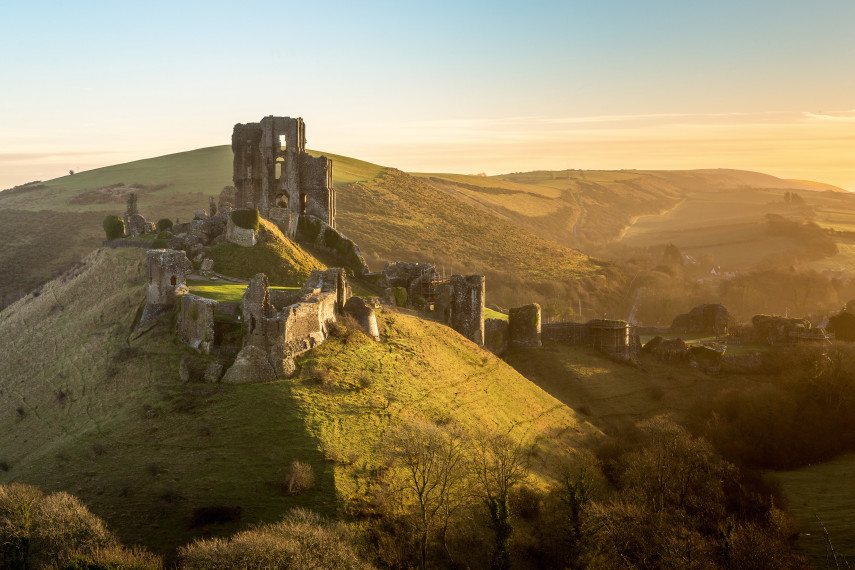 Marvel at Corfe Castle 