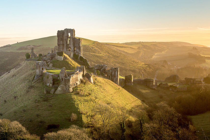 Marvel at Corfe Castle