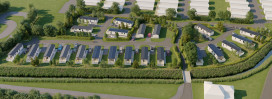 CGI of the new Chestnut Way development at Golden Sands