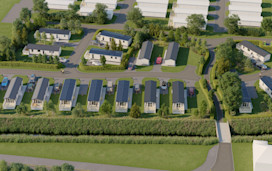 CGI of the new Chestnut Way development at Golden Sands