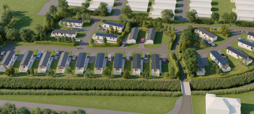 CGI of the new Chestnut Way development at Golden Sands