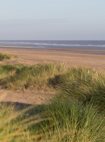 Beach and dunes at Golden Sands