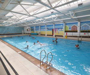 Indoor heated pool at Perran Sands