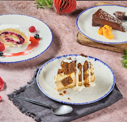 What festive food can I book?