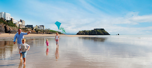 Tenby has 3 blue flag beaches 