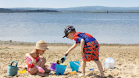 The beach at Rockley Park