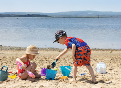 The beach at Rockley Park