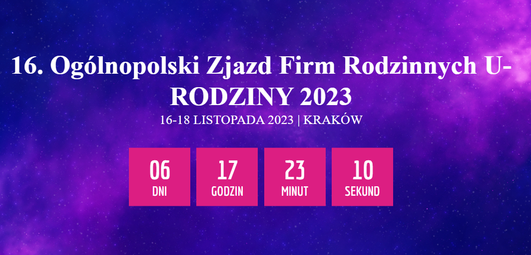 Aplikacja Pola partnerem U-Rodzin! - 16 Ogólnopolski Zjazd Firm Rodzinnych