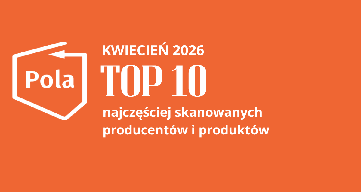 Top 10 producentów i produktów w aplikacji Pola w kwietniu! - Zobacz najpopularniejsze wybory naszych użytkowników.