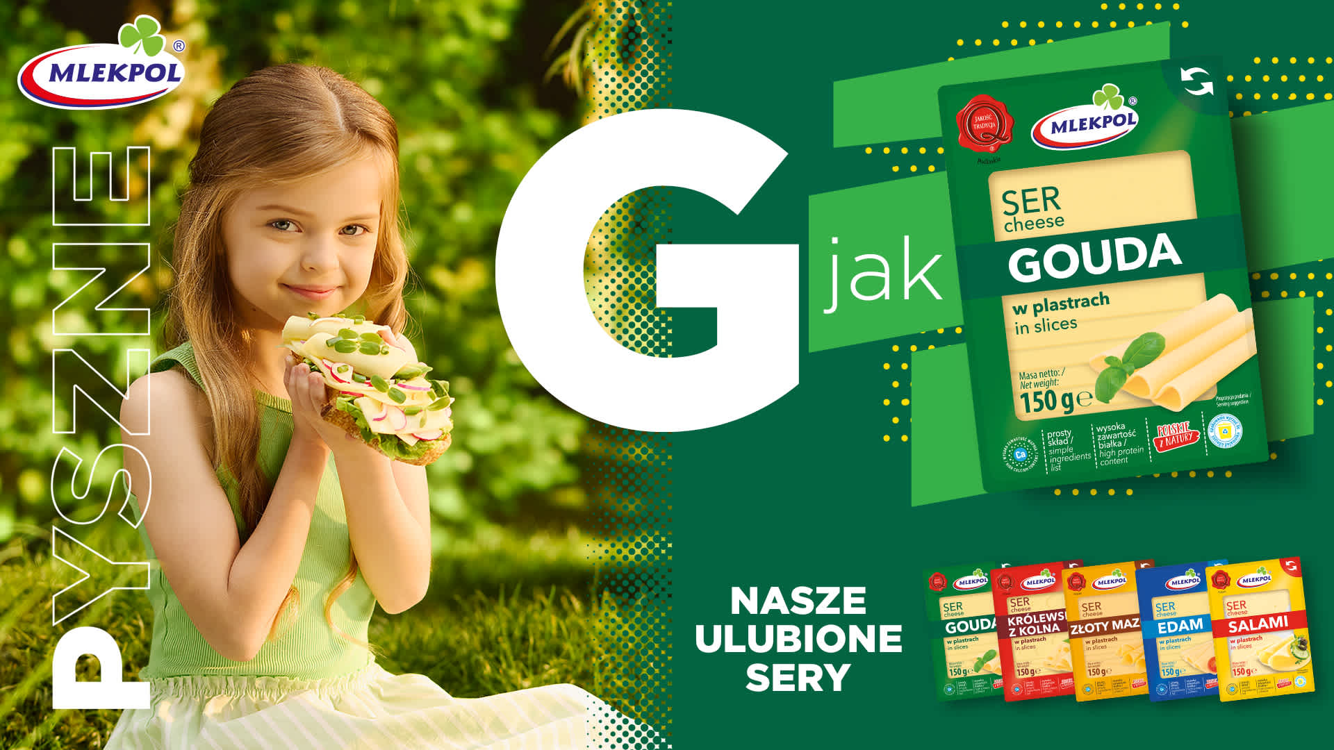 Nasze ulubione sery - Produkty firmy Mlekpol