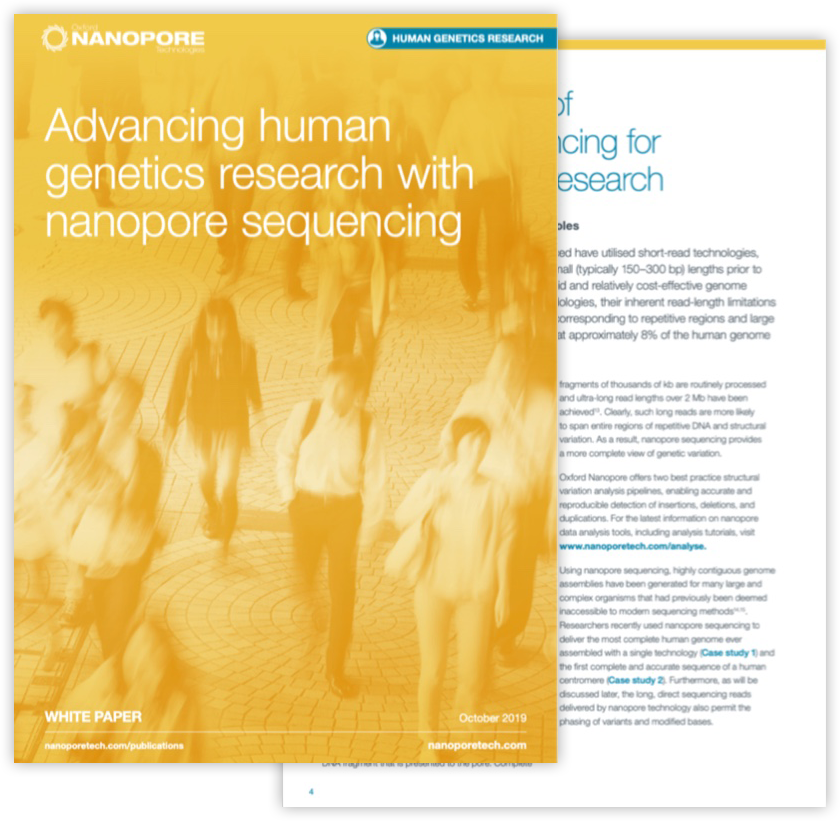 Human genomics white paper cover