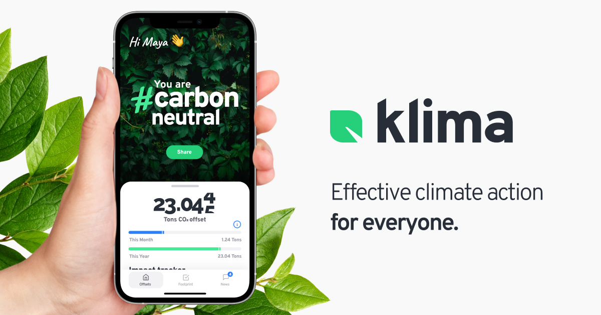 KLIMA-可帮助您跟踪和抵消碳排放的应用程序