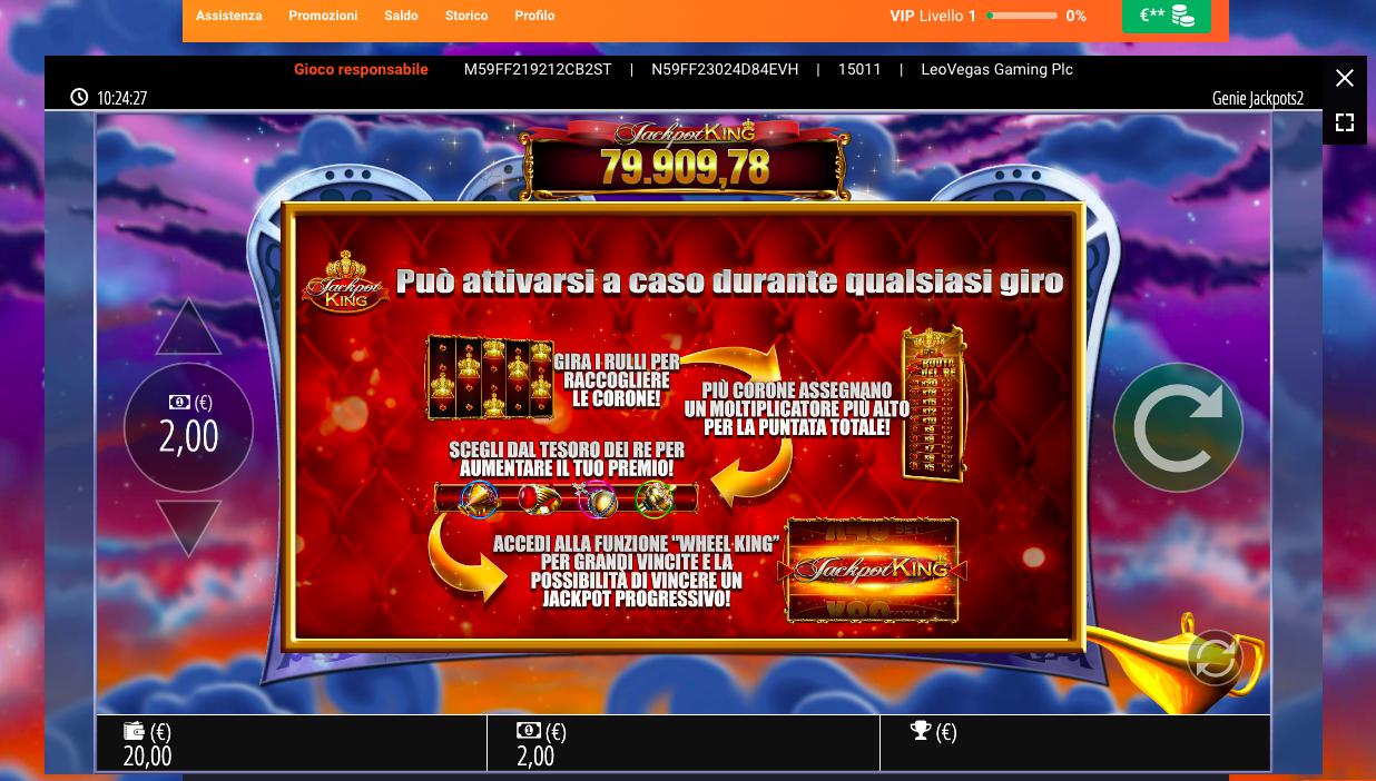 Leo Vegas Giochi