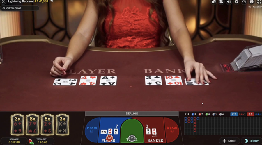 Lightning Baccarat screenshot 5