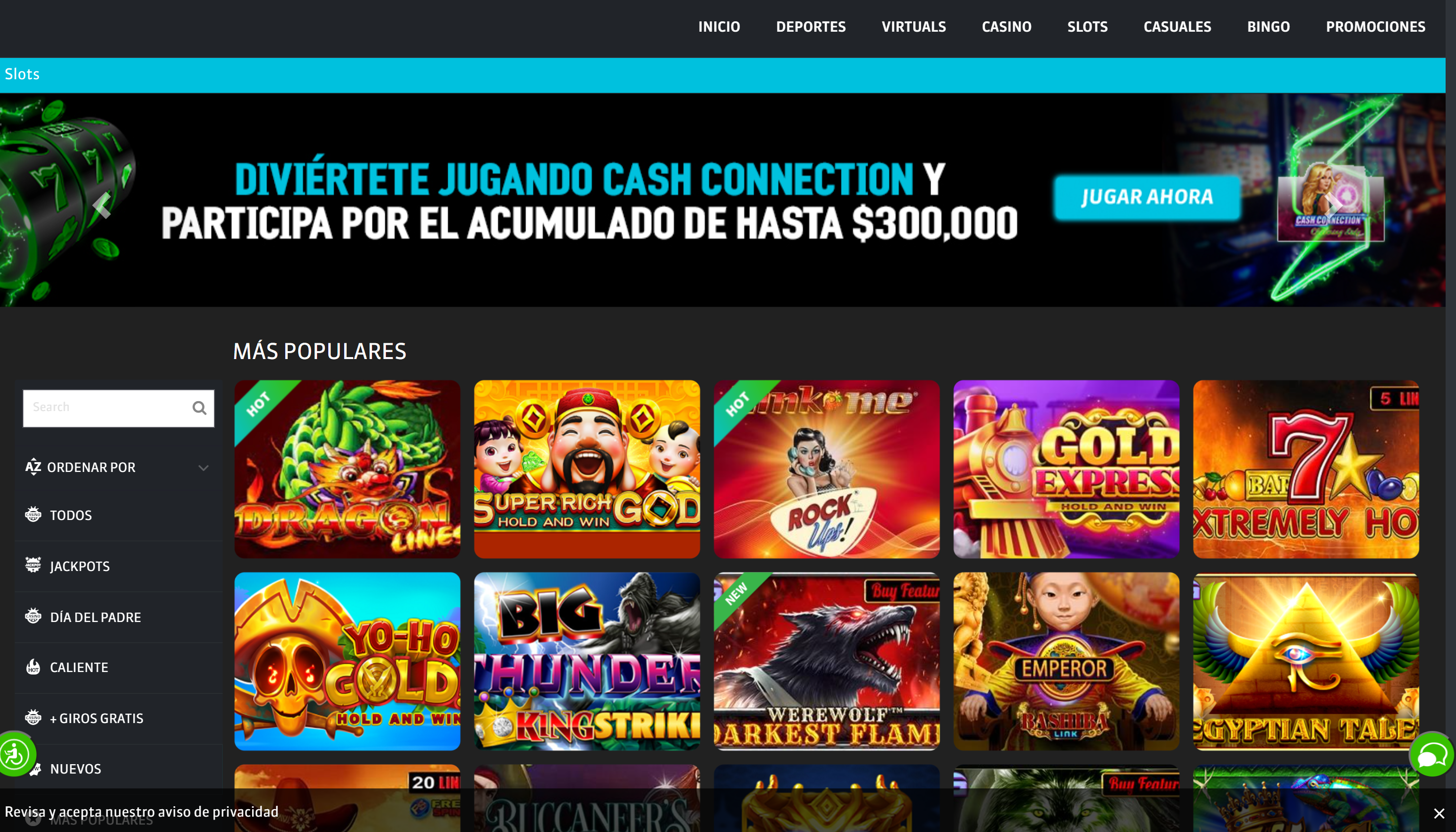 MX Strendus Juegos de casino