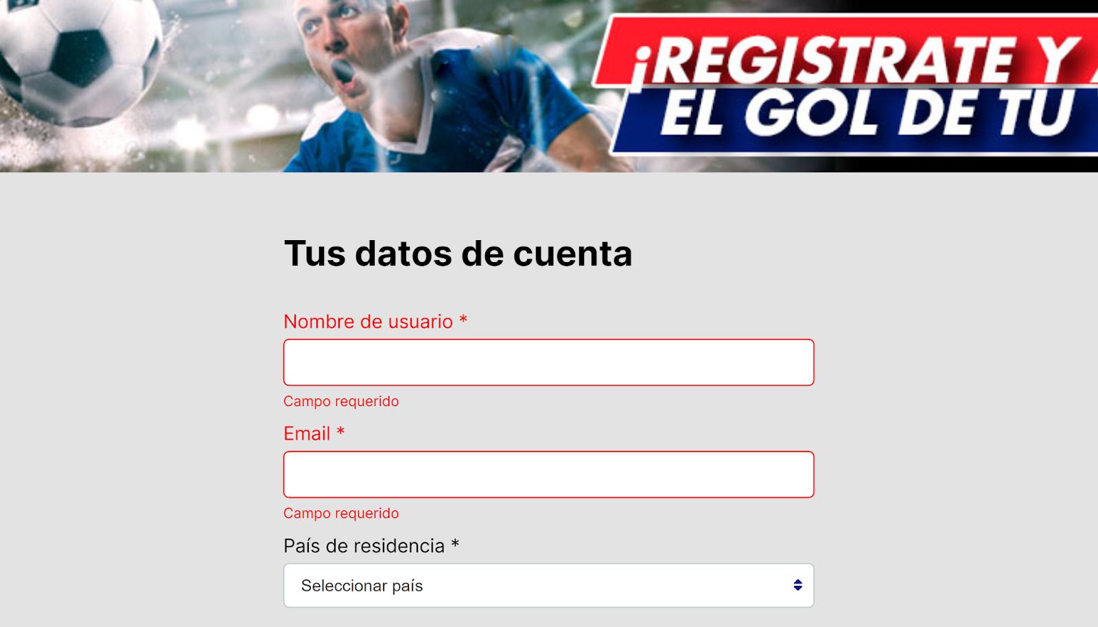 Rojabet Registro