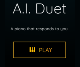 A.I. DUET: Play a keyboard duet with AI